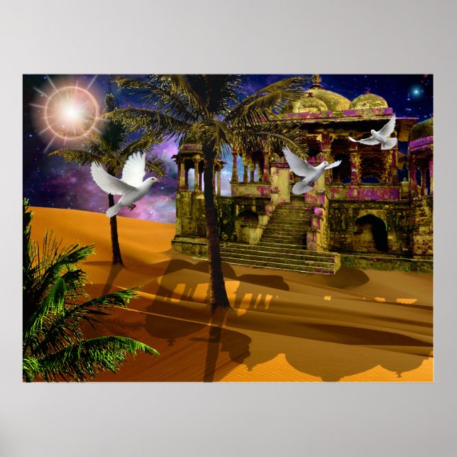 Shadows in the sand.. poster (Front)