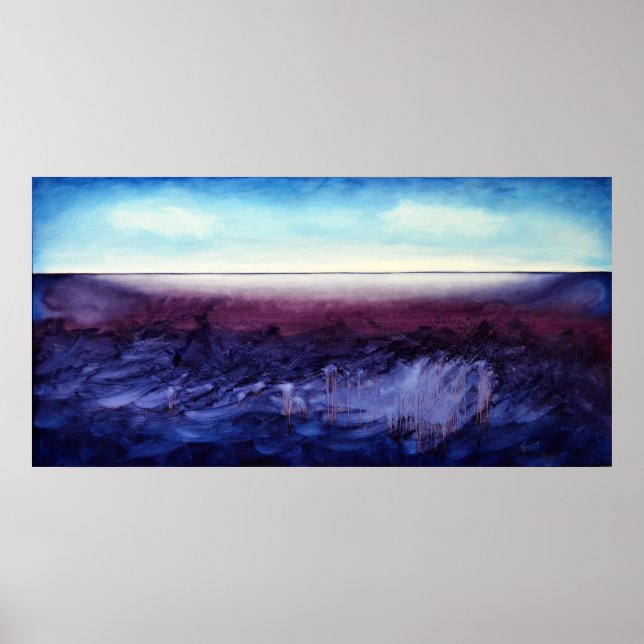 Shadow's Journey Healing Violet & Indigo Print (Front)