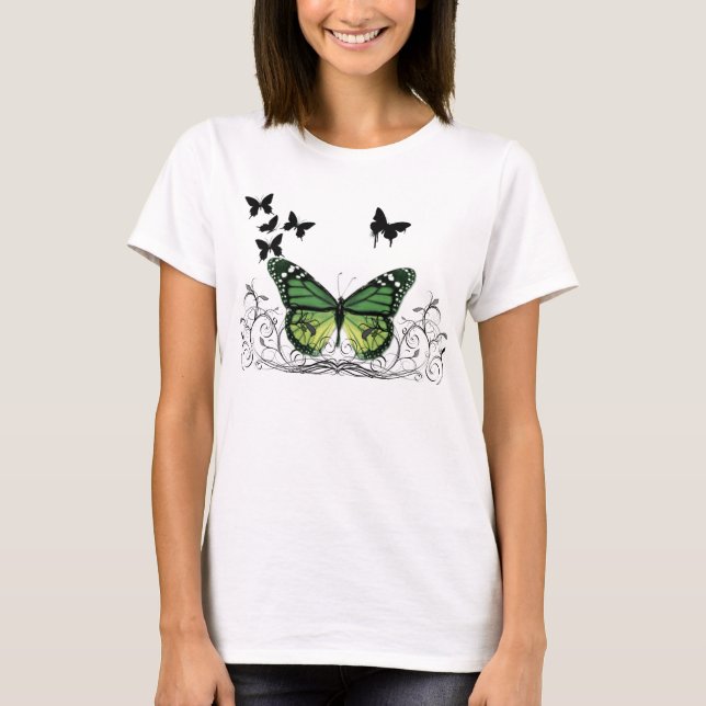 shadows of butterflies T-Shirt (Front)