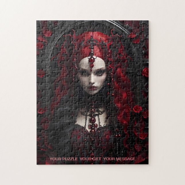 "Shadows of Elegance" Jigsaw Puzzle (Vertical)