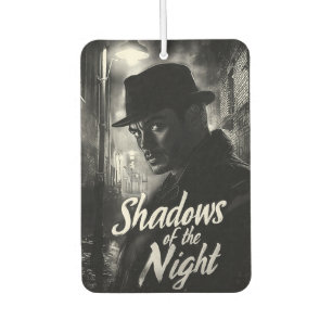Shadows of the Night - Film Noir Style Design Car Air Freshener