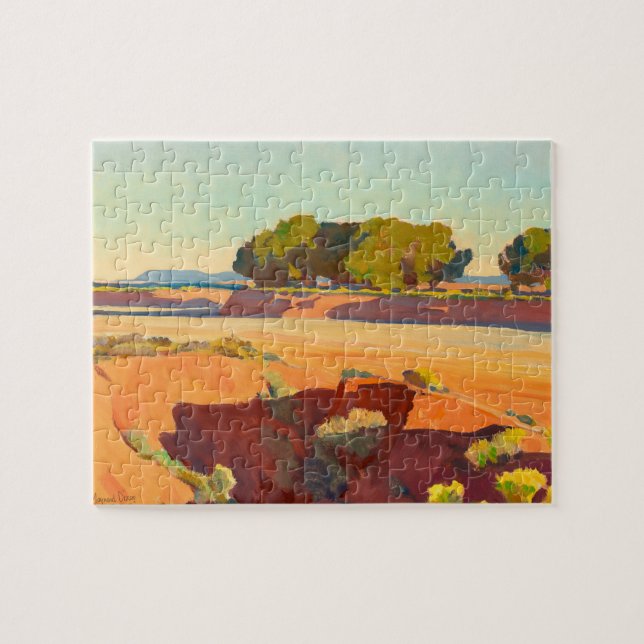Shadows on Short Creek by Maynard Dixon Jigsaw Puzzle (Horizontal)