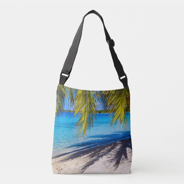 Shadows on the beach crossbody bag (Front)