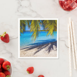 Shadows on the beach napkin