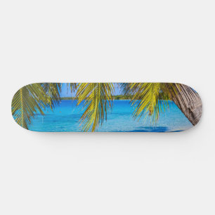 Shadows on the beach skateboard