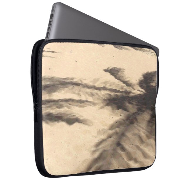 Shadows on the Sand Laptop Sleeve (Front Right)