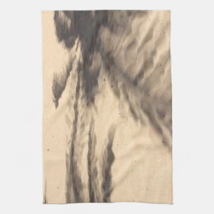 Shadows on the Sand Tea Towel