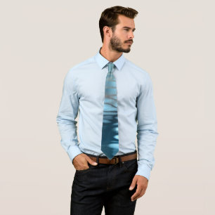 Shadows on Water Tie