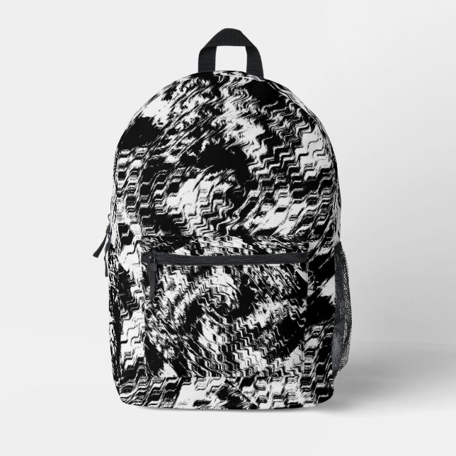 Shadowy Depths  Printed Backpack (Front)
