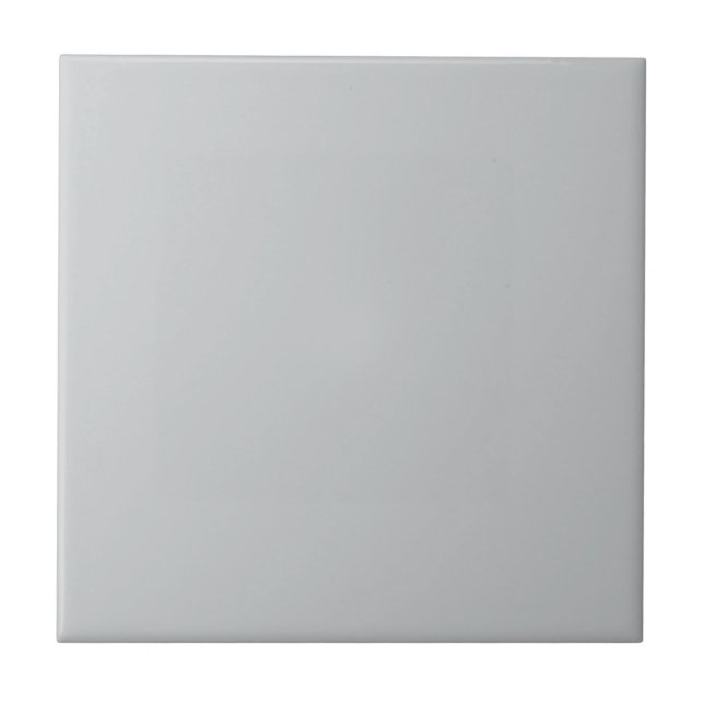 Shadowy Evening Grey Square Kitchen and Bathroom Ceramic Tile (Front)