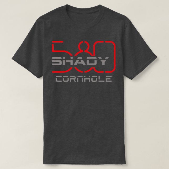 Shady 580 Cornhole T-Shirt (Design Front)
