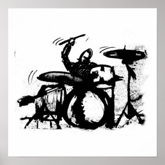shady drumer poster