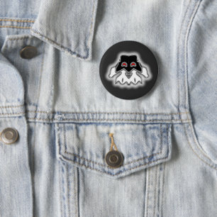 Shady Ghost 6 Cm Round Badge