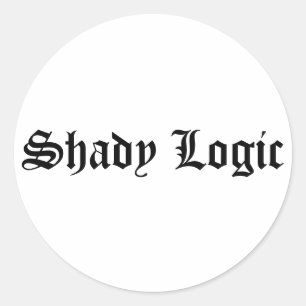 Shady Logic Sticker 2