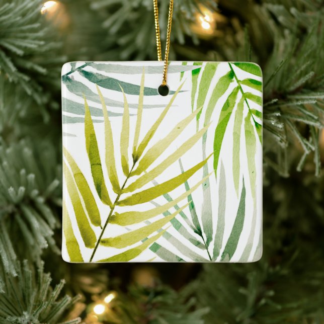 Shady Palms Ceramic Ornament (Tree)