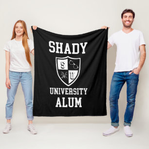 Shady University Alum gossip sunglasses funny Flee Fleece Blanket