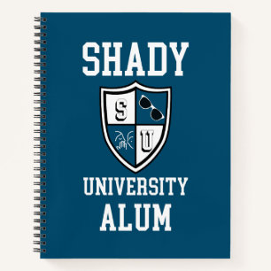 Shady University Alum grad personalised ocean blue Notebook