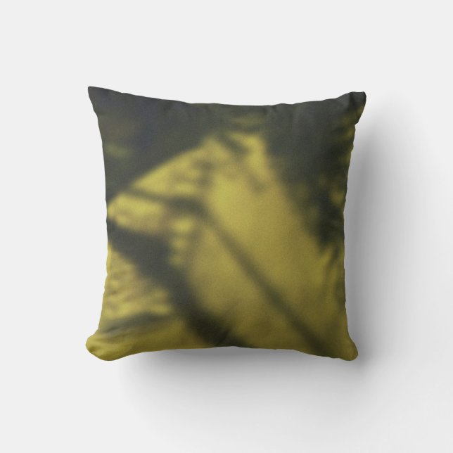 Shady Yellow & Green NYC Sidewalk Activity Cushion (Front)