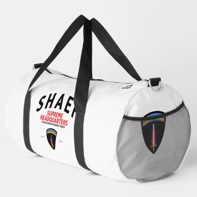SHAEF Supreme Headquarters Custom Duffle Bag (Right Corner)