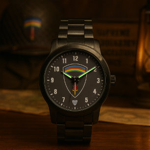 SHAEF Tribute Black Stainless Steel Watch