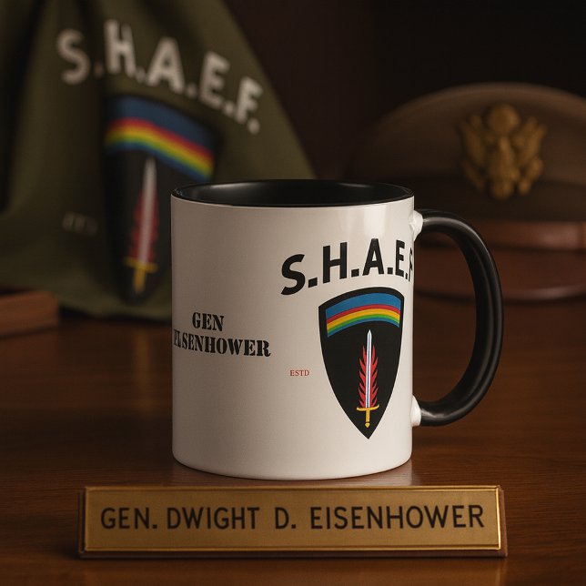 SHAEF Tribute Personalised  Mug (SHAEF Tribute Personalized Coffee Mug)