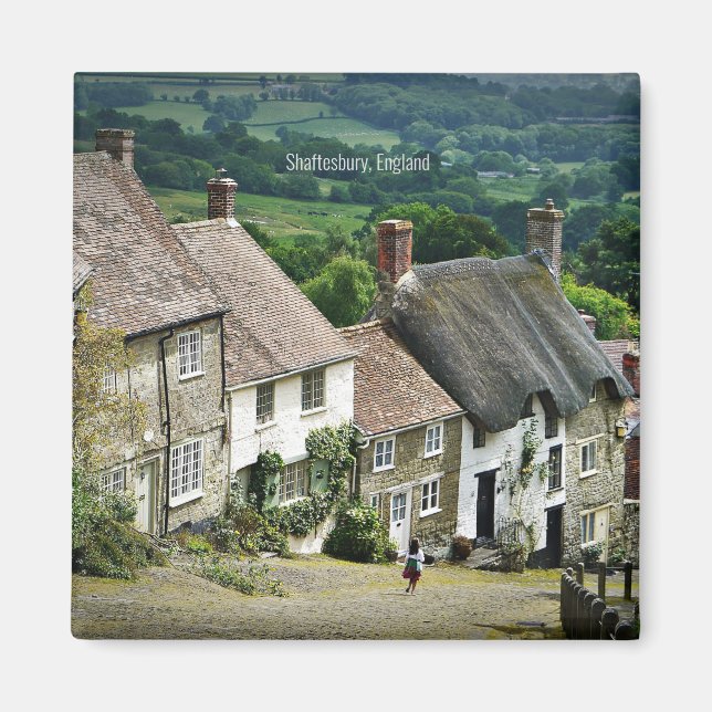 Shaftesbury, England photograph Magnet (Front)