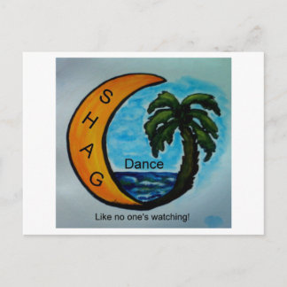 SHAG DANCE POSTCARD