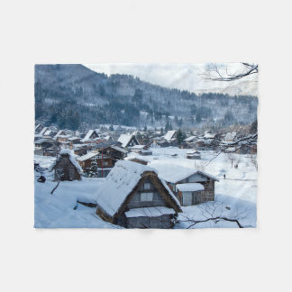 Shagawa River Valley Gifu Japan Fleece Blanket