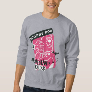 Shaggy and Scooby-Doo Meddling Kids Punk Outline Sweatshirt