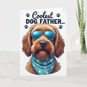 Shaggy Dog Fathers Day Scene Card