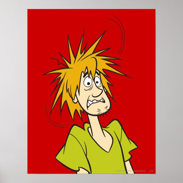 Shaggy Frightened Poster (Front)