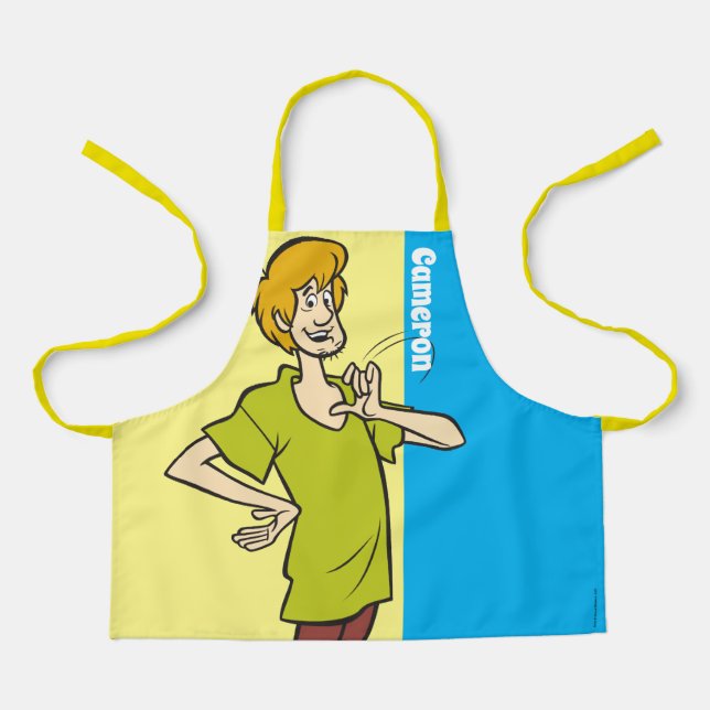 Shaggy Gesturing Apron (Front)