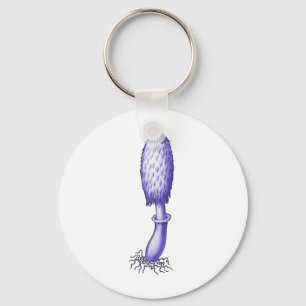 Shaggy Ink Cap Key Ring