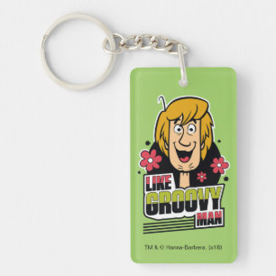 Shaggy "Like Groovy Man" Graphic Key Ring