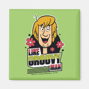 Shaggy "Like Groovy Man" Graphic Magnet