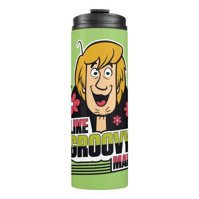 Shaggy "Like Groovy Man" Graphic Thermal Tumbler (Front)