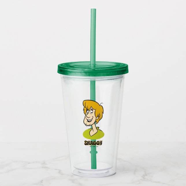 Shaggy Name Graphic Acrylic Tumbler (Front)