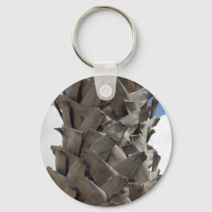 Shaggy Palm Tree Key Ring