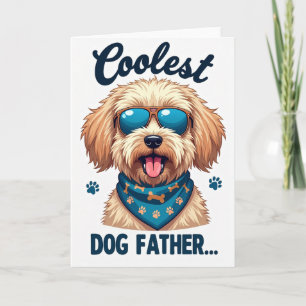 Shaggy Pup Fathers Day Image Card