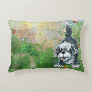 Shaggy Sheep Dog Decorative Cushion