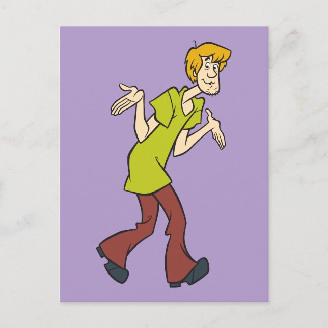 Shaggy Shrug Postcard (Front)