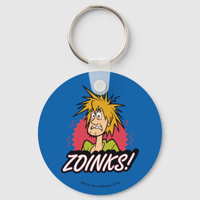 Shaggy "Zoinks!" Graphic Key Ring (Front)