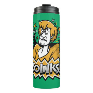Shaggy "Zoinks!" Halftone Graphic Thermal Tumbler