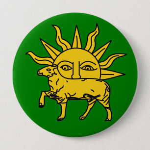 Shah Tahmasp I, Iran 10 Cm Round Badge