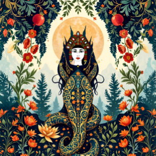 Shahmaran Mythology Shower Curtain – Mystical