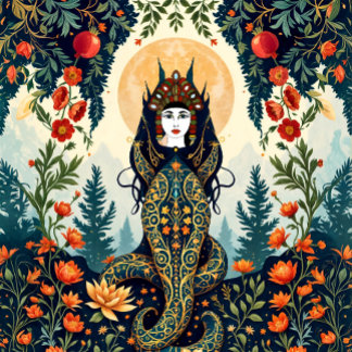 Shahmaran Mythology Shower Curtain – Mystical