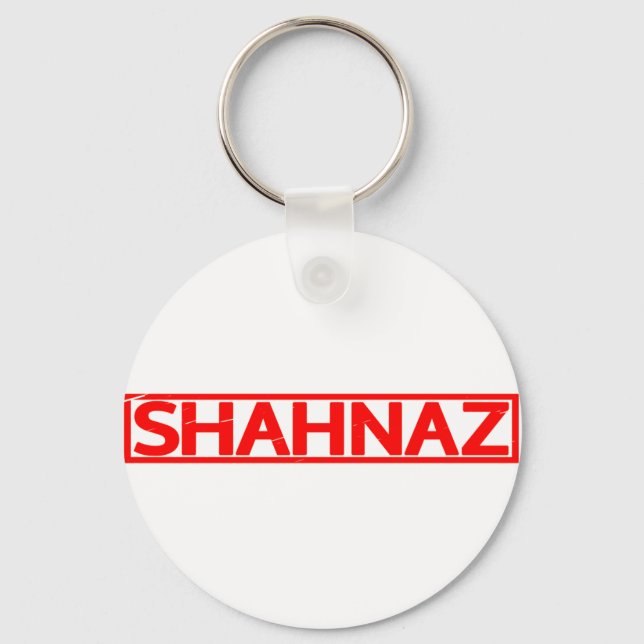 Shahnaz Stamp Key Ring (Front)