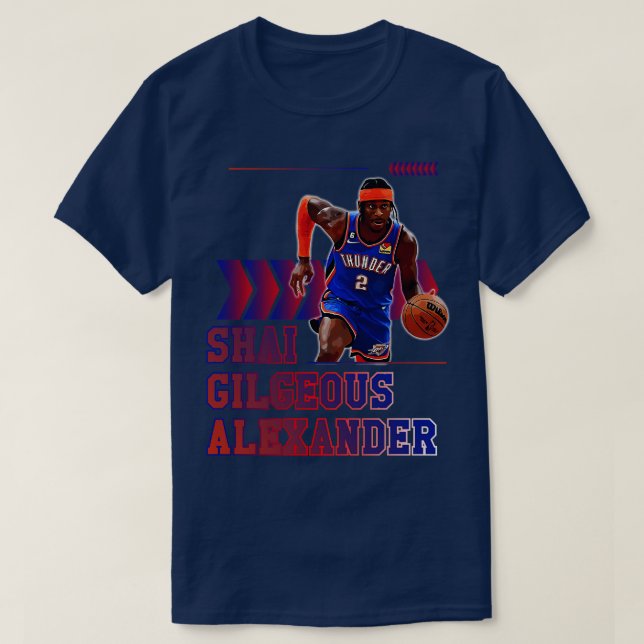 Shai Gilgeous Alexander Basketball T-Shirt (Design Front)