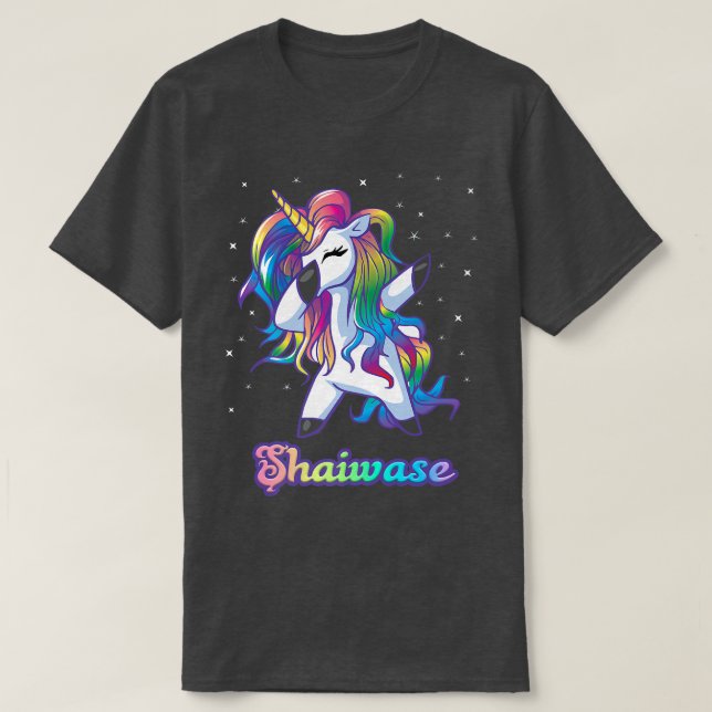 SHAIWASE Unicorn Gifts For Girls Birthday Gifts Fo T-Shirt (Design Front)