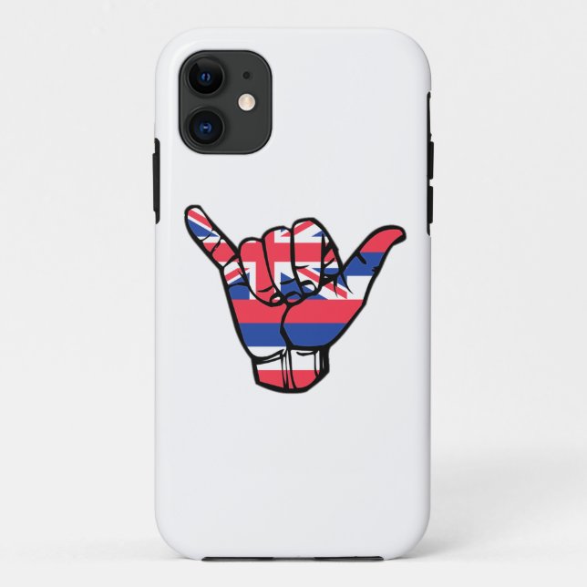 Shaka Hawaii Flag Case-Mate iPhone Case (Back)